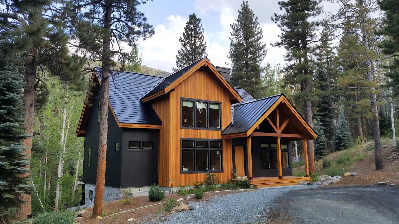 Cabin used as a planning reference, not a Garden Valley project photo