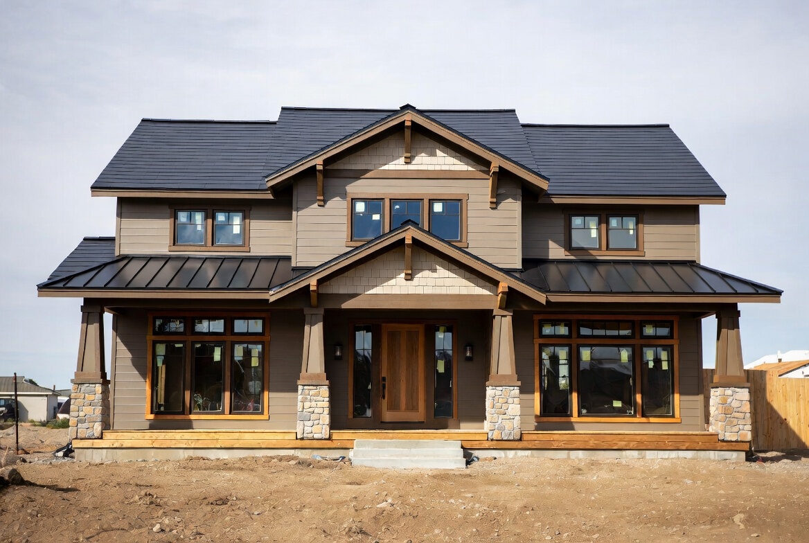 Craftsman-style custom home in Nampa, Idaho
