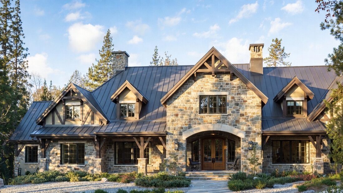 Valley County mountain home exterior
