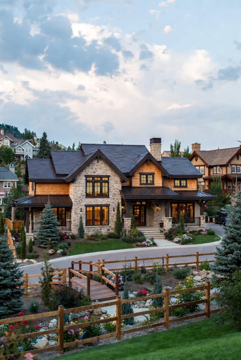Completed custom home in the Treasure Valley by Abstract RD+B