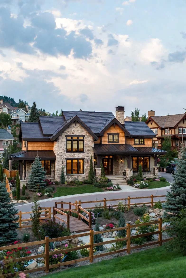 Parade-quality exterior style reference for Meridian design conversations