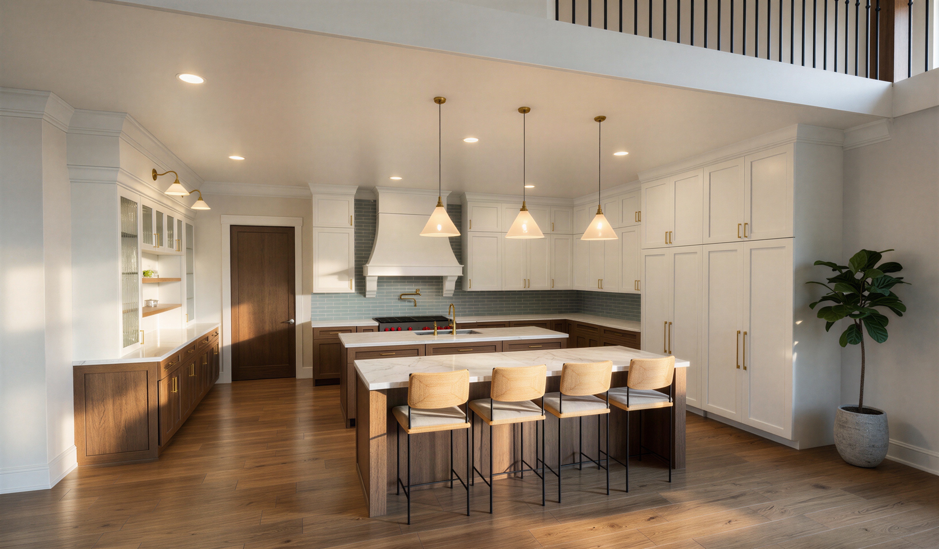 The Cottonwood kitchen rendering