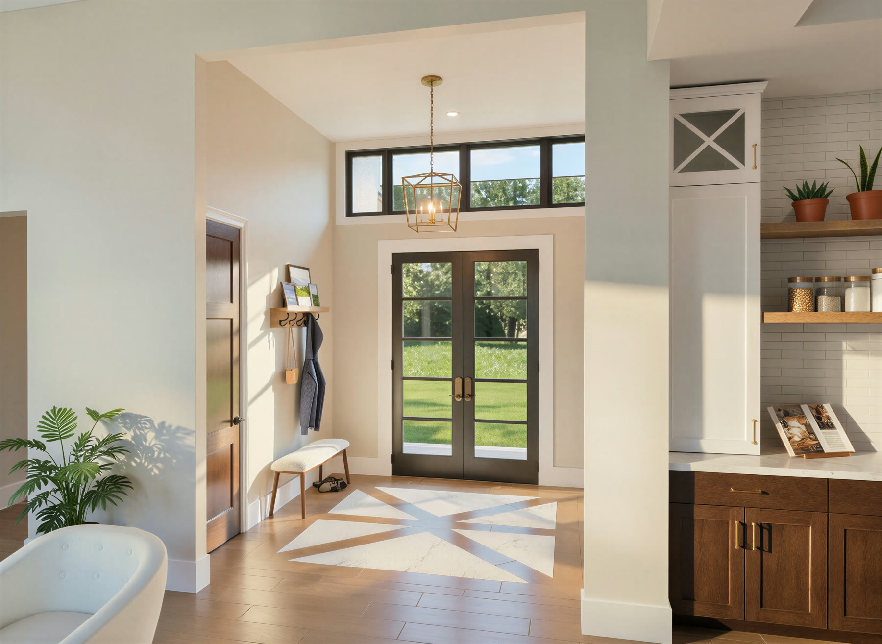 The Foothills entryway beside the kitchen