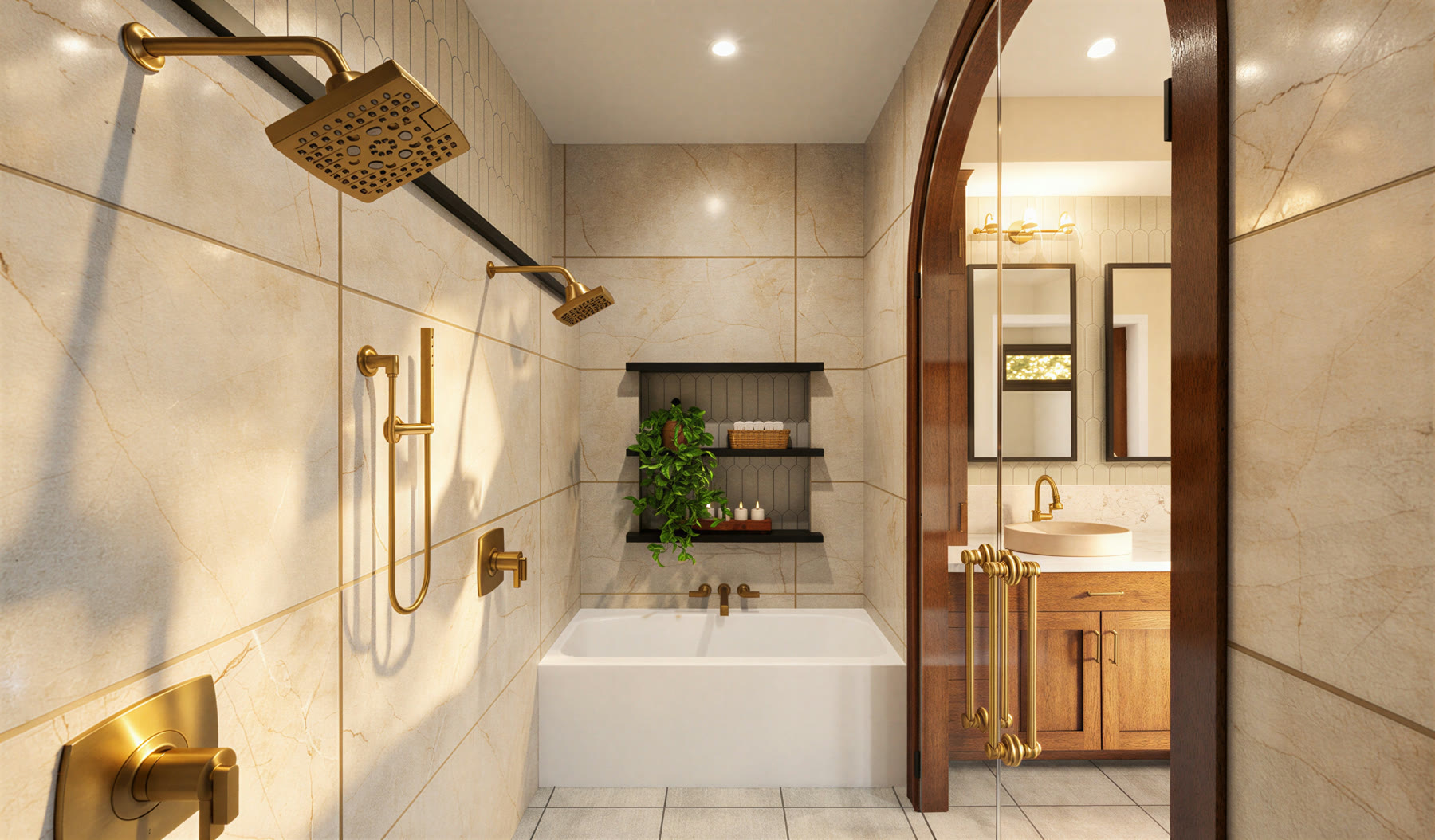 The Foothills primary shower