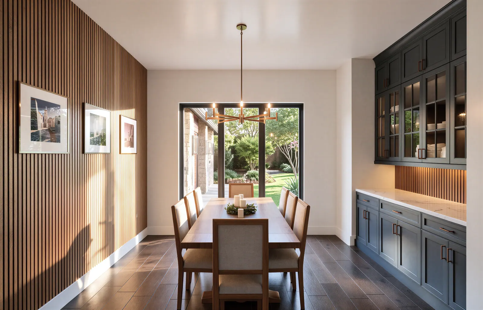 Dining room connected to the main living area