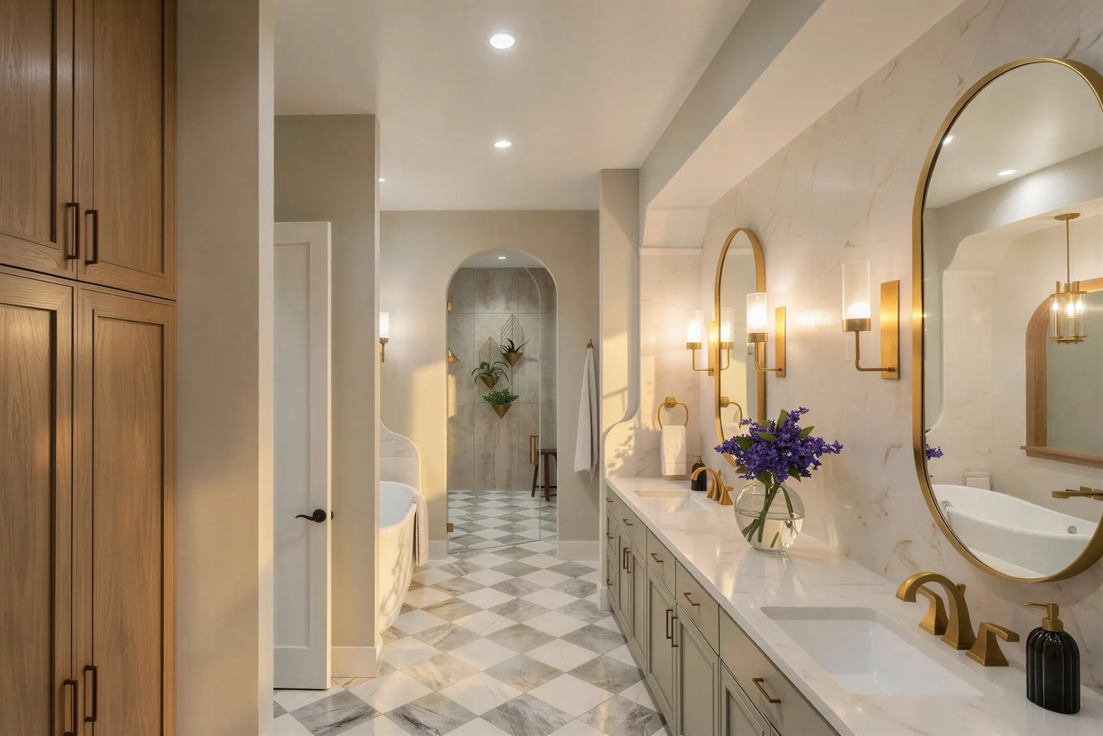 The Clearwater Master bath
