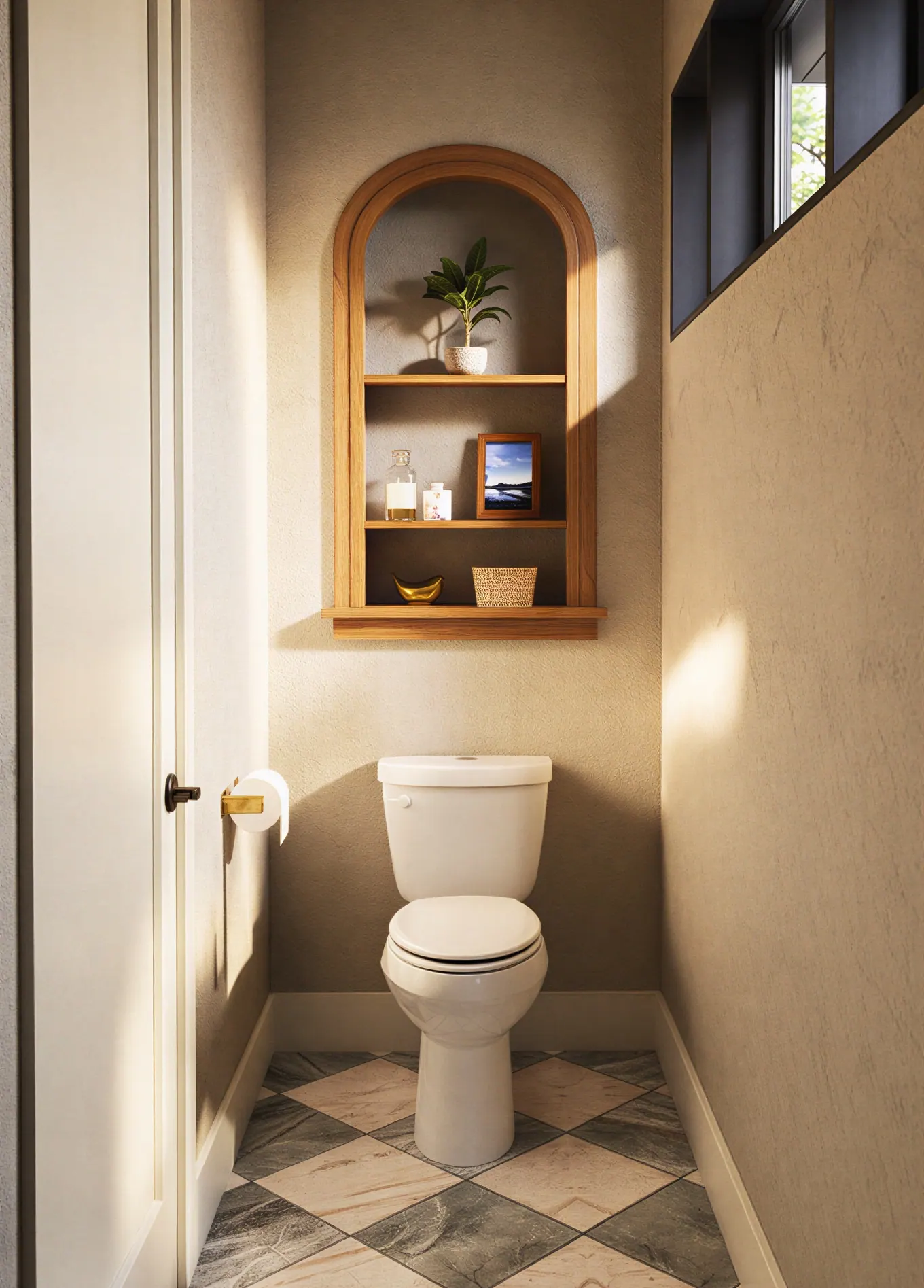 Water closet view