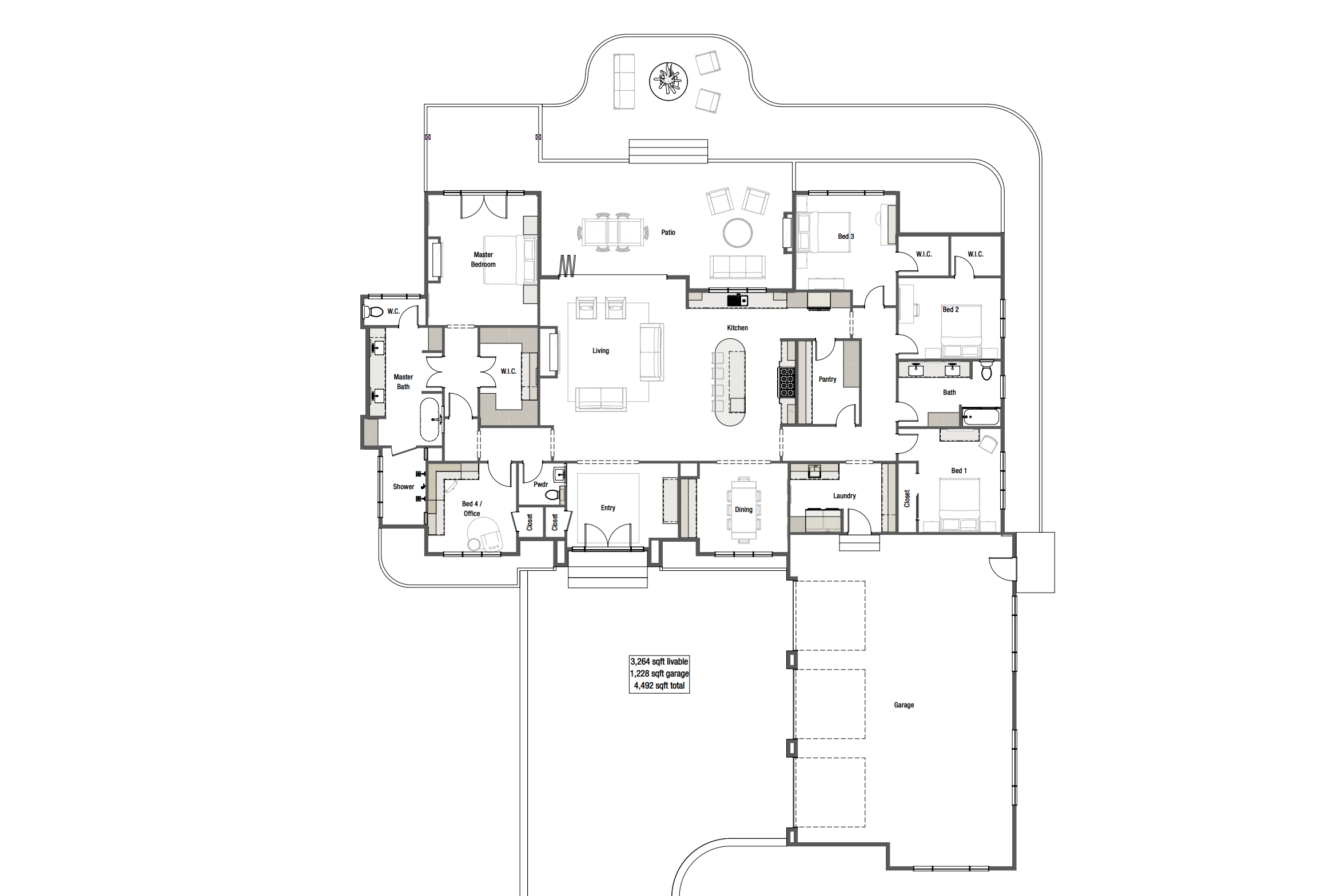 The Clearwater floor plan