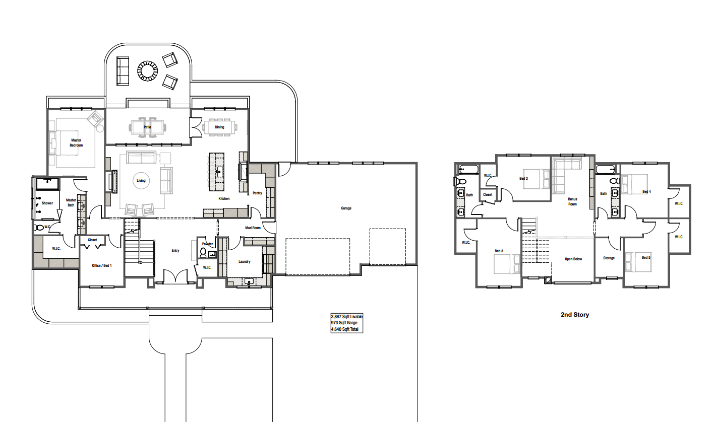 The Riverbend floor plan