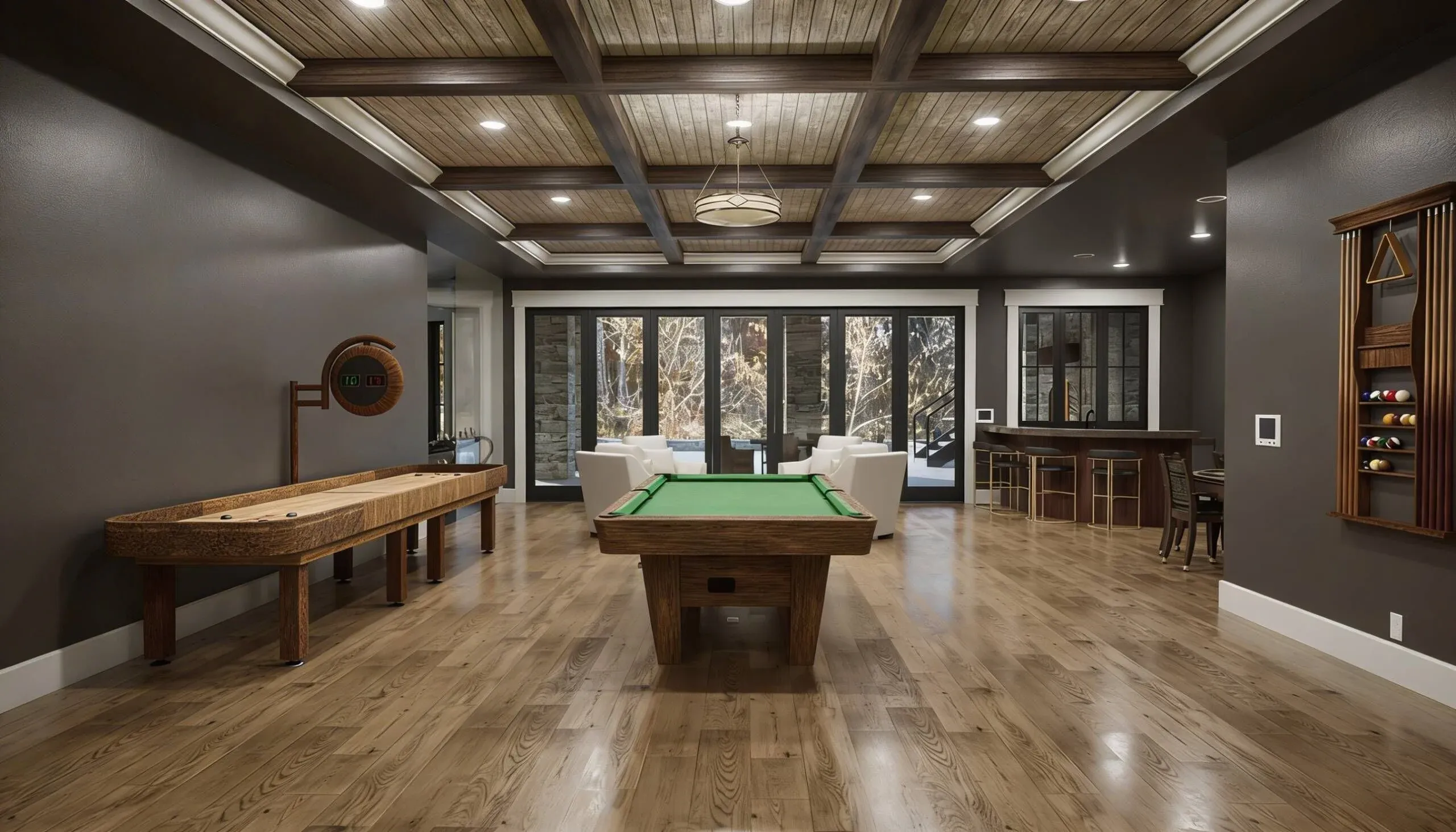 Rustic Luxury Game Room