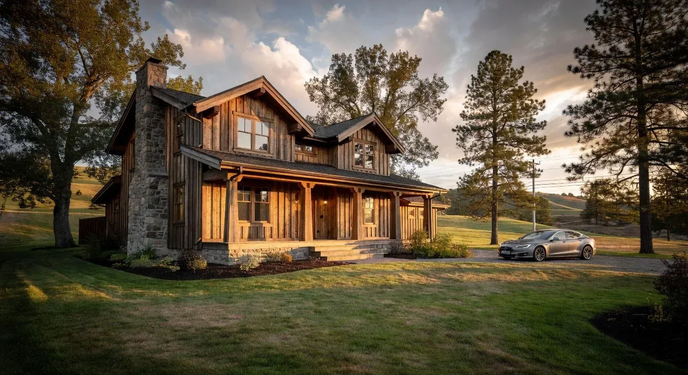 Modern Farmhouse in Meridian - Custom Home Builder