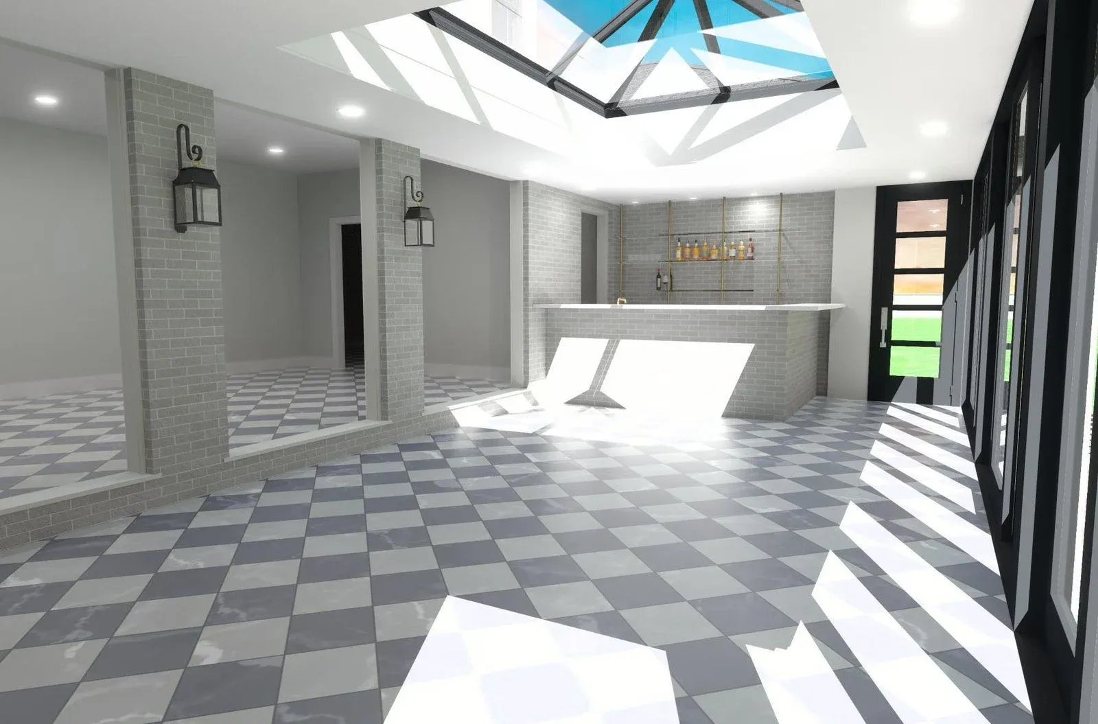 Sleek Geometric Interior Design