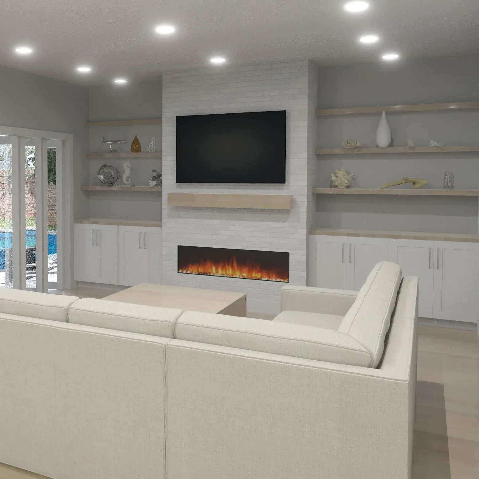 Elegant Contemporary Living Space