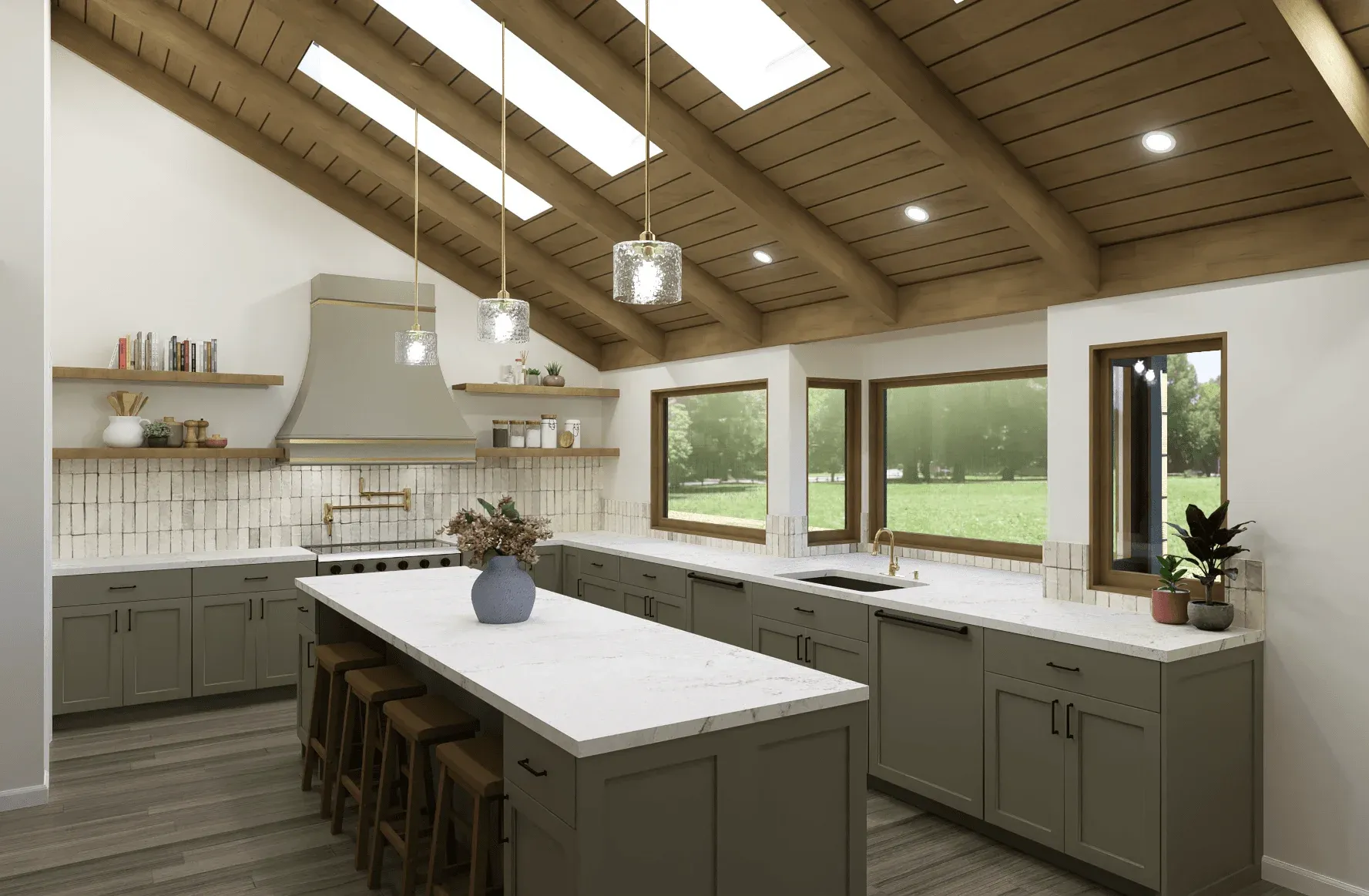 Rustic Farmhouse Style Kitchen