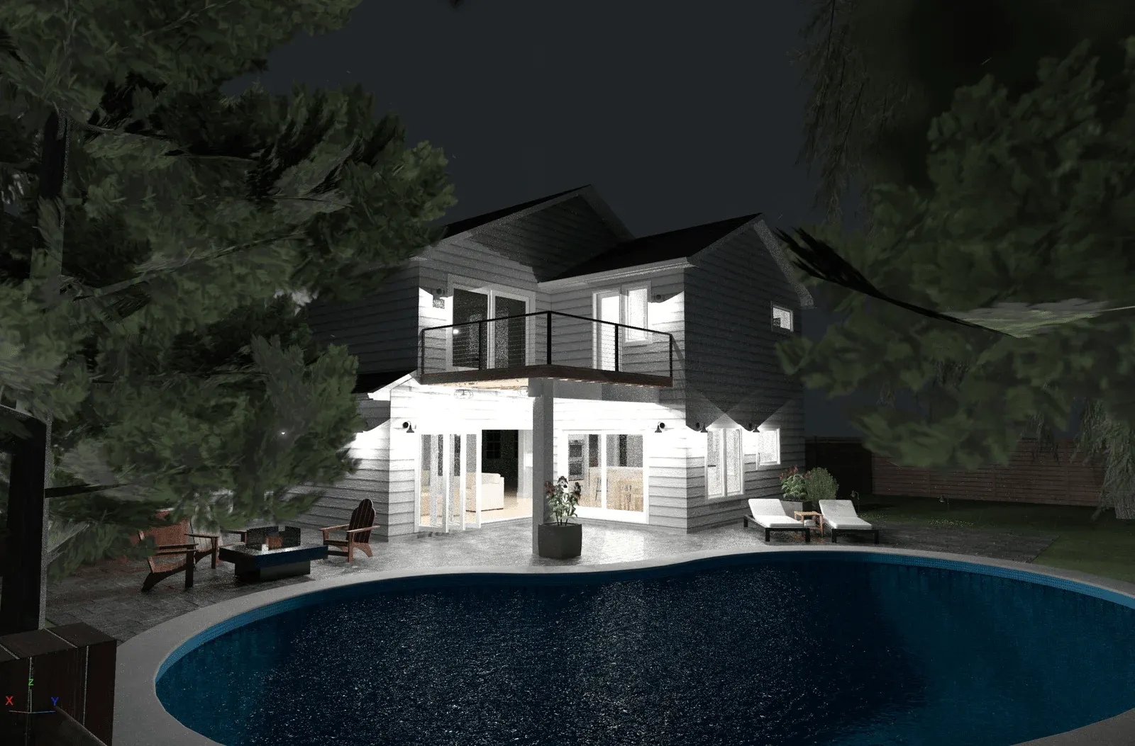 Armstrtong Exterior Night1