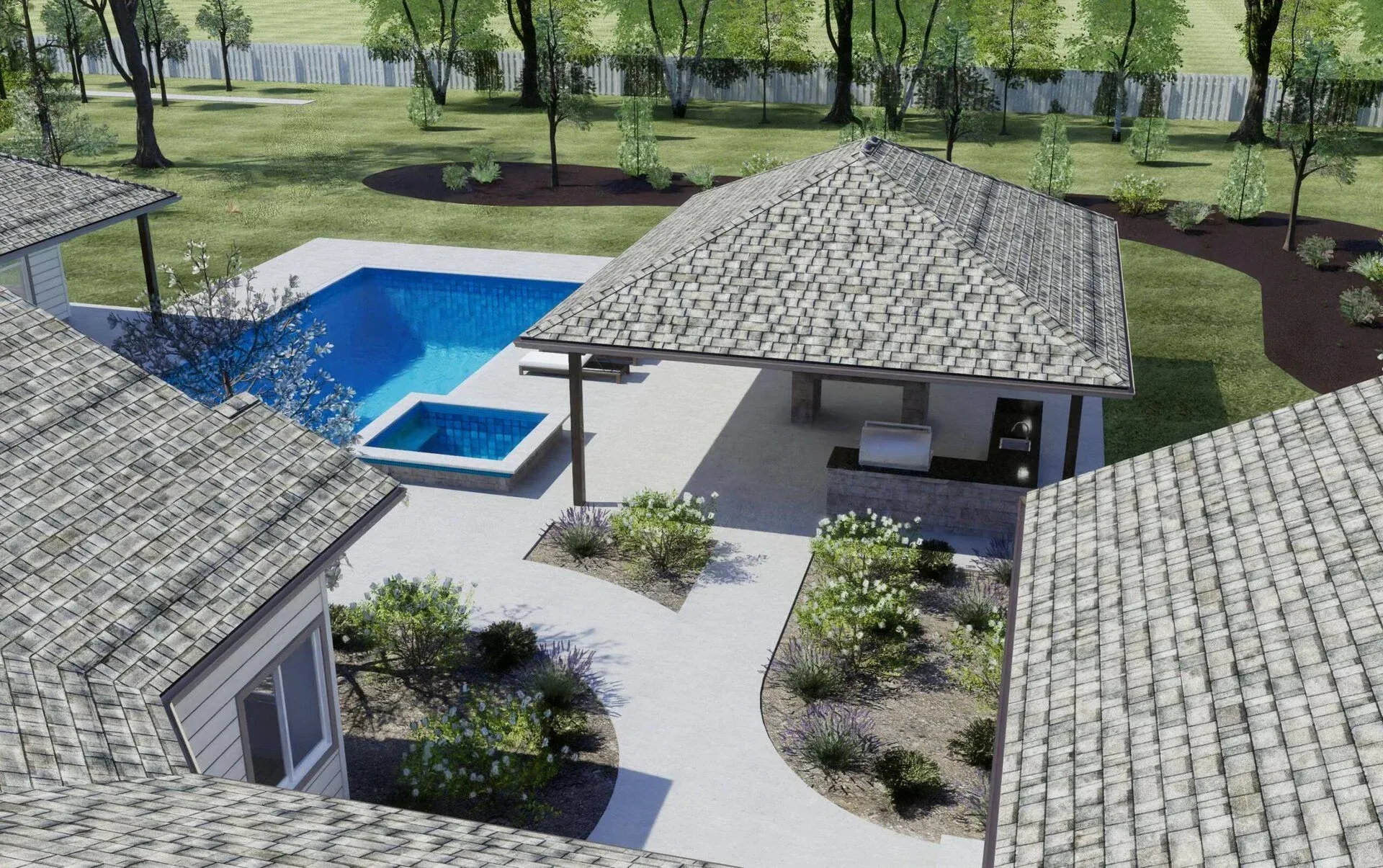 Covered Patio Rendering 3