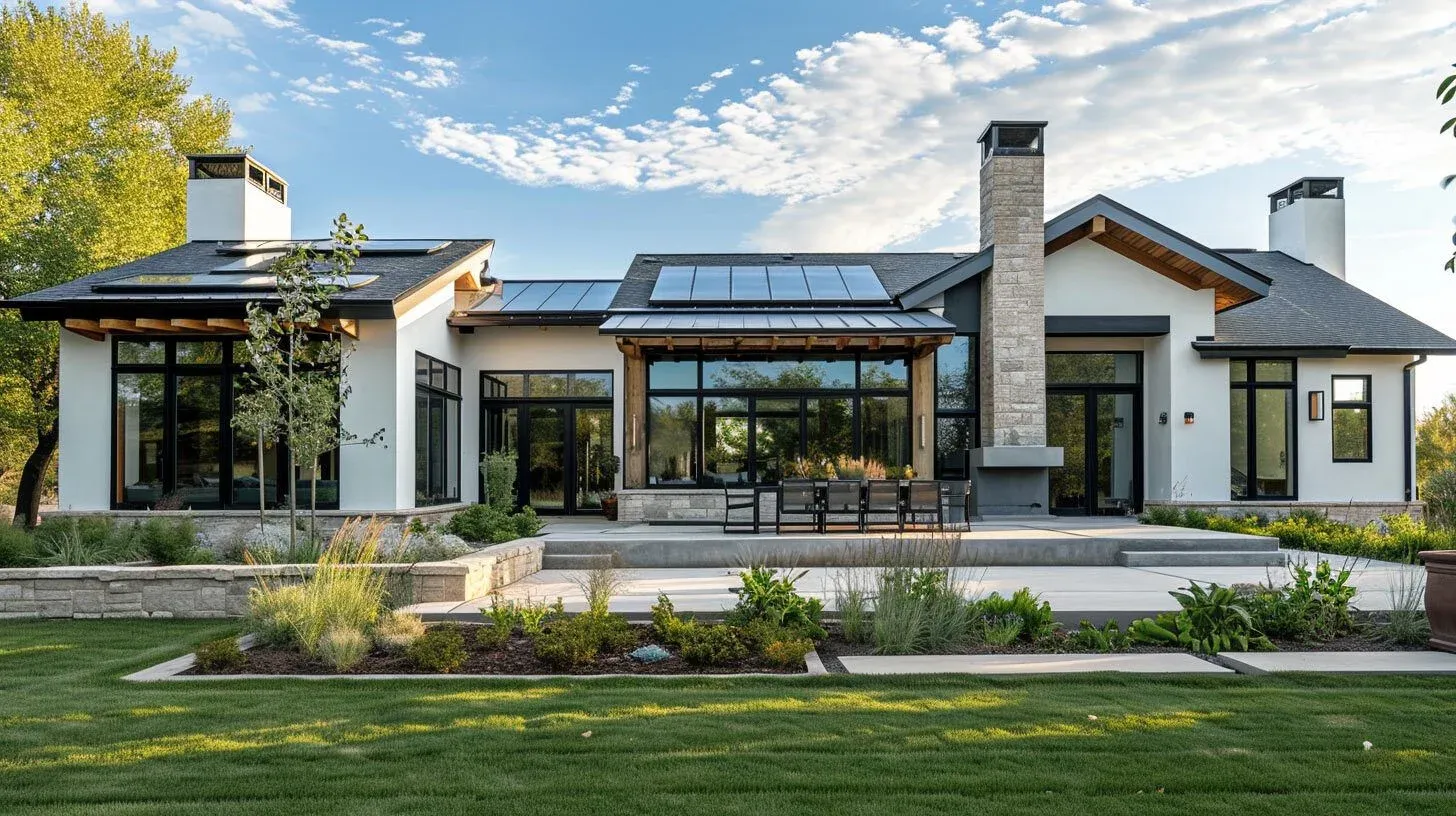 Modern farmhouse home design