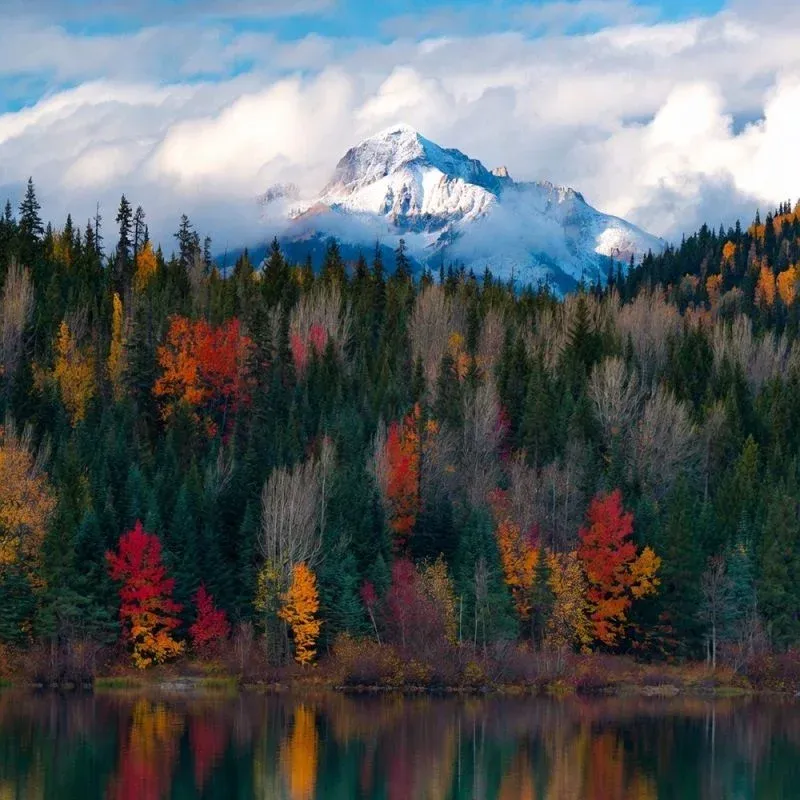 Valley County mountain peak