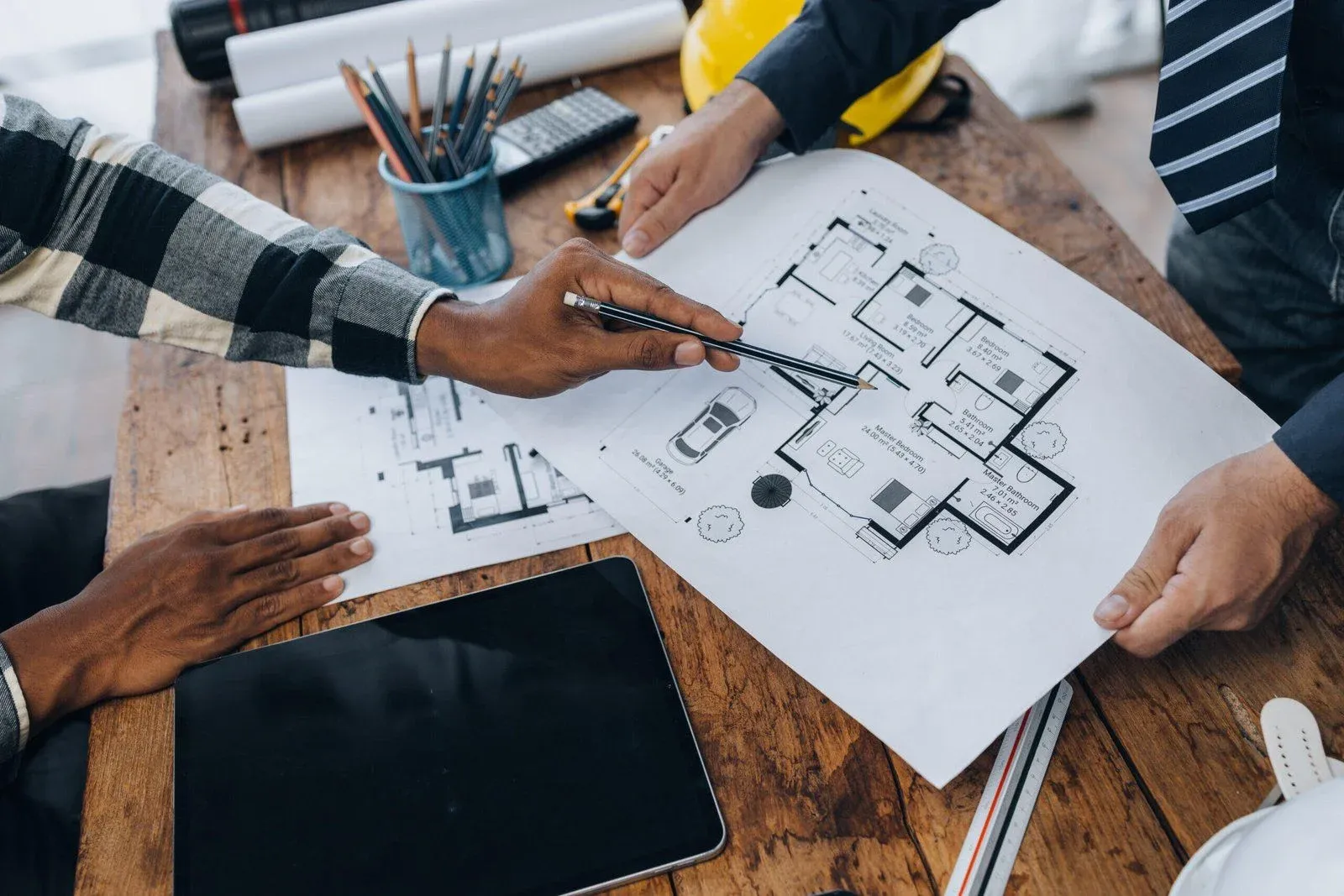 Design-Build Team Working