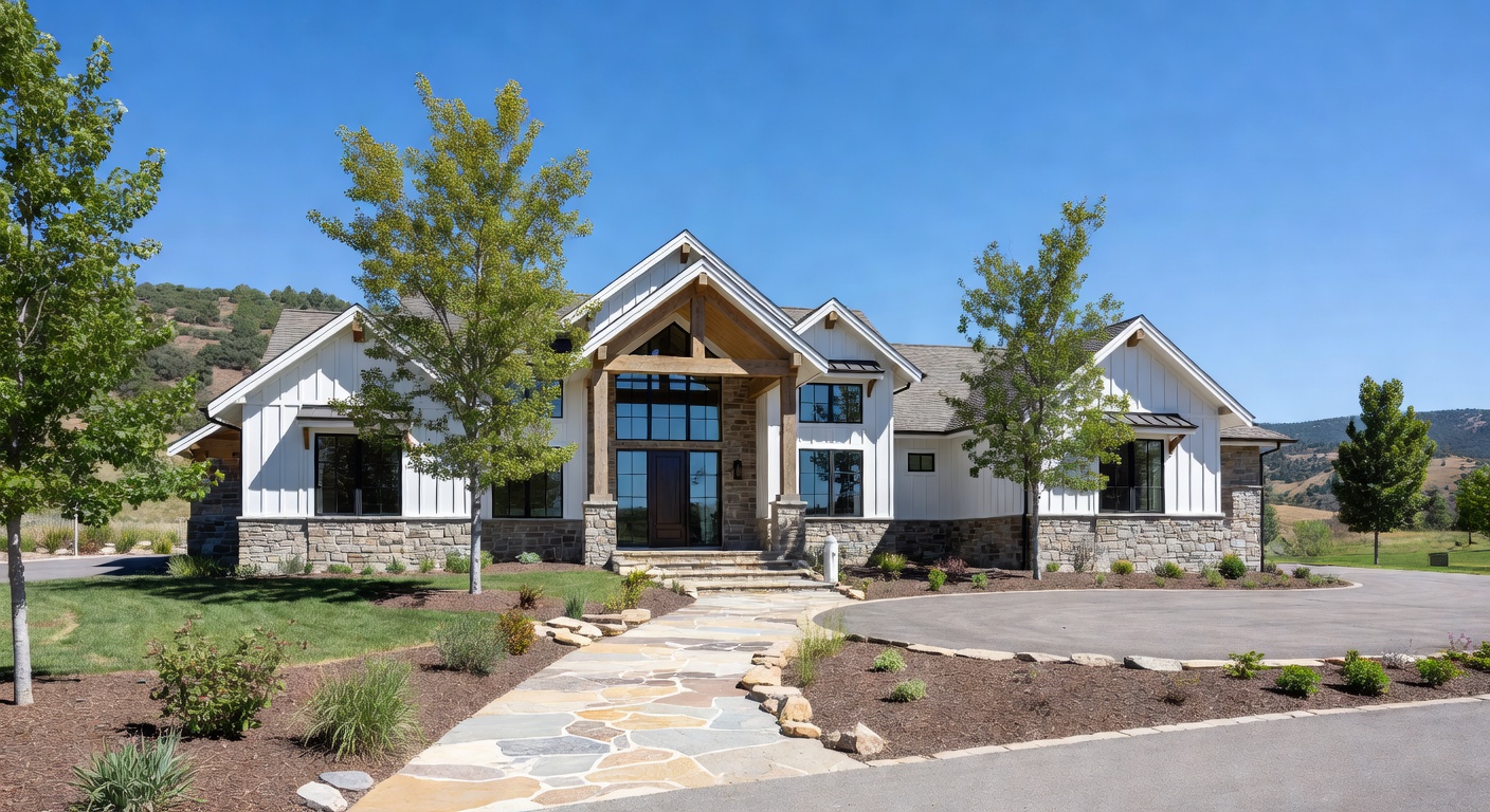 Custom home in Boise Idaho