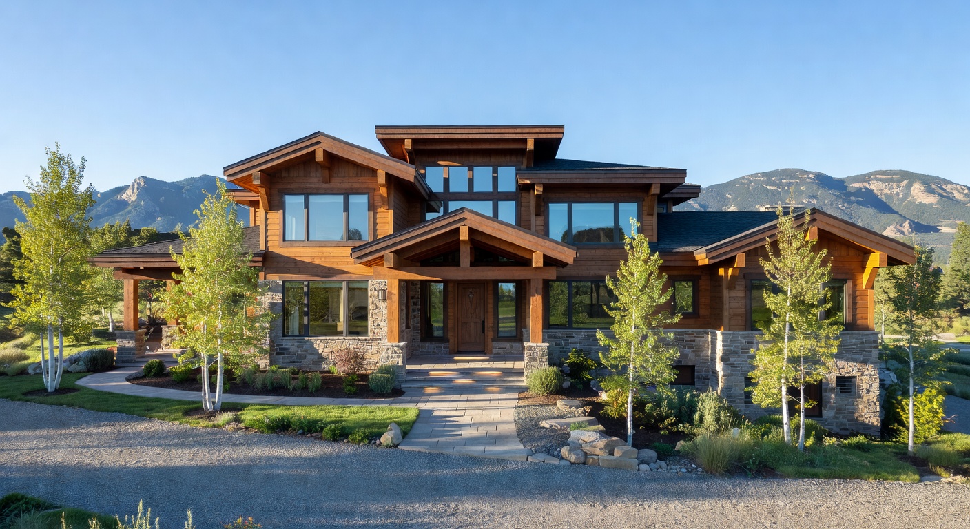 Custom home in Eagle Idaho