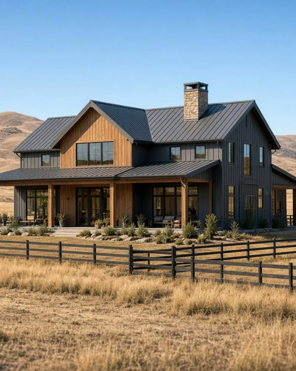 Custom home exterior in Middleton
