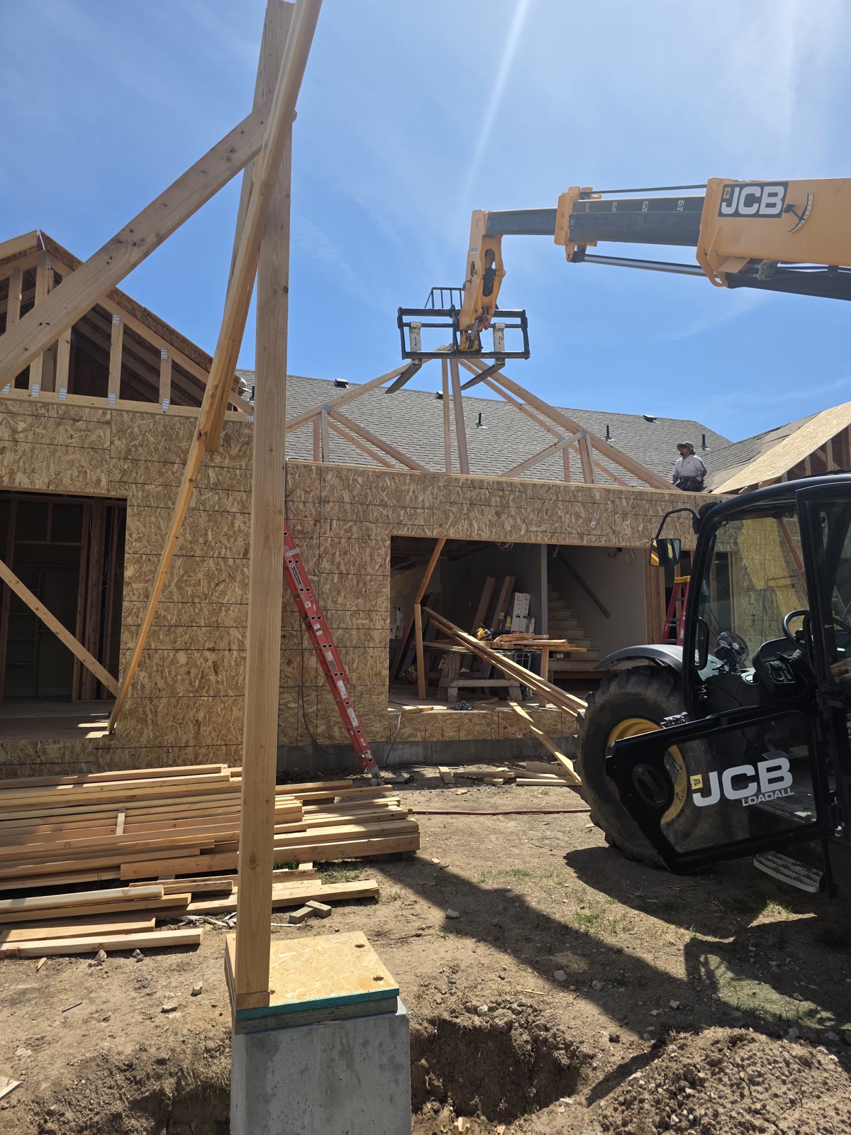Roof and soffit cutback progress for the New Beginnings project, week of June 29, 2026.