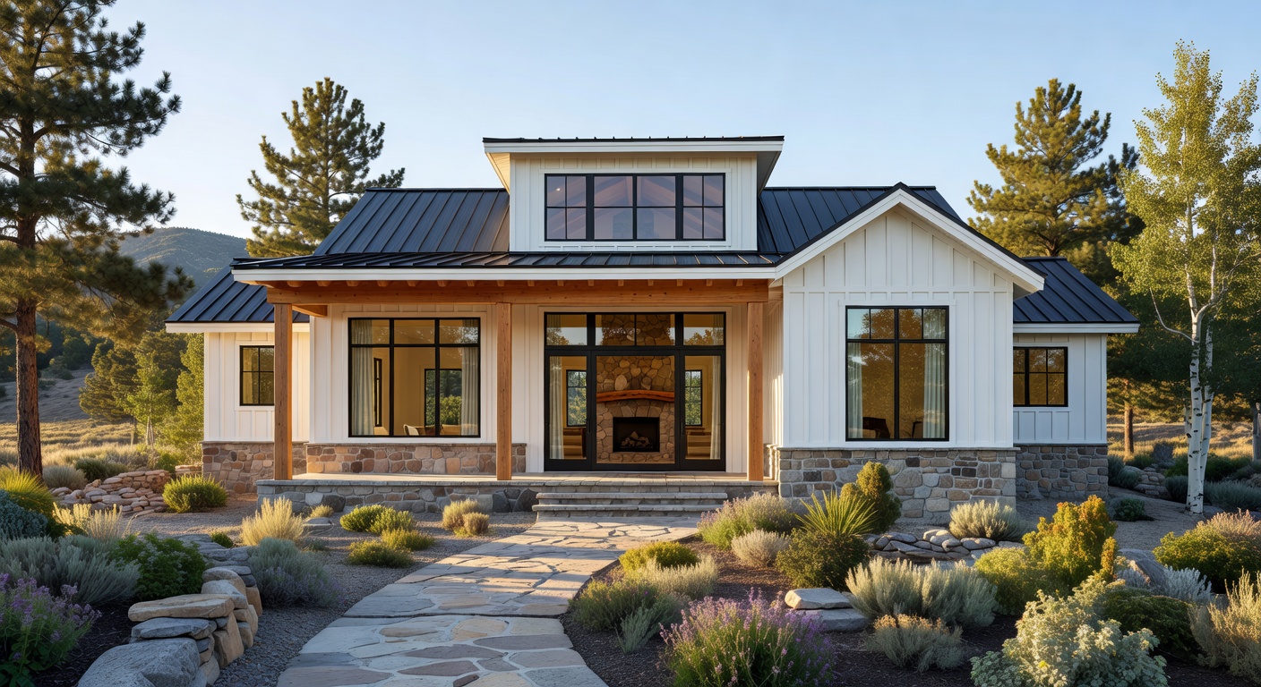 Modern custom home designed for Treasure Valley living